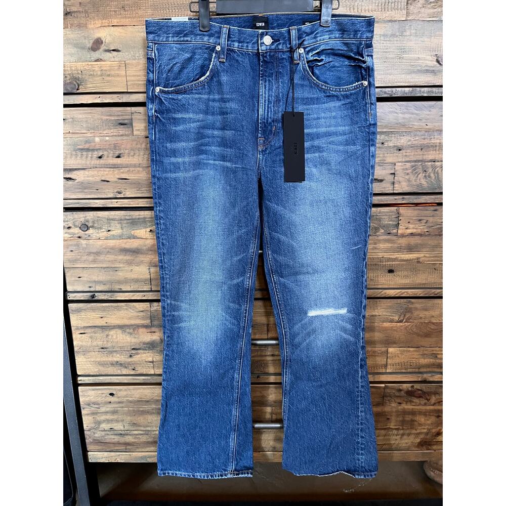 EDWIN Avery Flare Denim Jeans Women's Sz 31 in Prentender Wash NWT